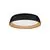 Plafoniera LED Nova Luce Sigi, 40W, 3000K, lemn natur-negru, dimabil