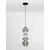 Pendul LED Nova Luce Bally, 36W, 3000K, fumuriu-negru, dimabil, Triac