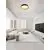 Plafoniera LED Nova Luce Sigi, 50W, 3000K, lemn natur-negru, dimabil