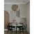 Pendul LED Nova Luce Nostos, 6W, 3000K, alb-albastru-auriu, 9009102