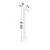 Stalp mic LED Nova Luce Pipe, 5W, 3000K, 15x110x655mm, ruginiu, IP65, 9060264