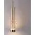 Pendul LED Nova Luce Bento, 12W, 3000K, alama-ambra, 9030552