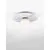Plafoniera Nova Luce Idor, 1xG9, alb marmorat