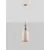 Pendul Nova Luce Damo, 1xE27, D22, bej-bronz-portocaliu-maro