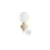 Aplica Nova Luce Clio, 1xE14, alb, galben