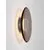 Aplica LED Nova Luce Esti, 17W, 3000K, maro-nichel satinat 