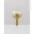 Veioza LED Nova Luce Nostos, 3W, 3000K, alb-auriu, dimabil, Triac