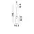Pendul LED Nova Luce Imatia, 7W, 3000K, alama-fumuriu, 9236392
