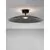 Lustra LED Nova Luce Polifemo, 17W, 3000K, fumuriu-negru 