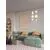 Pendul LED Nova Luce Obrie, 23W, 3000K, multicolor