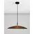 Pendul LED Nova Luce Polifemo, 17W, 3000K, fumuriu-negru 