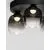 Plafoniera LED Nova Luce Kita, 16W, 3000K, fumuriu-negru, dimabil, Triac