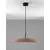 Pendul LED Nova Luce Polifemo, 17W, 3000K, fumuriu-negru 