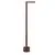 Stalp mic LED Nova Luce Pipe, 5W, 3000K, 15x110x655mm, ruginiu, IP65, 9060264
