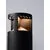 Stalp mic LED Nova Luce Soul, 24W, 3000K, H730, negru nisipiu, IP65, 9030745