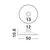 Plafoniera LED Nova Luce Esti, 33W, 3000K, maro-nichel satinat, dimabil, Triac