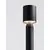 Stalp mic LED Nova Luce Royal, 6W, 3000K, H595, negru nisipiu, IP65, 9186710