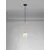 Pendul Nova Luce Savoy, 1xG9 max. 5W, D110 mm, Hmax 1630 mm, alb, auriu, negru