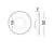 Aplica LED Nova Luce Esti, 17W, 3000K, maro-nichel satinat 