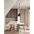 Pendul Nova Luce Syntopia, 1xE27 max. 12W, D46 cm, Hmax 170 cm, negru
