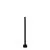Stalp mic LED Nova Luce Luxor, 4W, 3000K, H600, negru nisipiu, IP65, 9060249