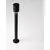 Stalp mic LED Nova Luce Royal, 6W, 3000K, H595, negru nisipiu, IP65, 9186710