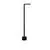 Stalp mic LED Nova Luce Pipe, 5W, 3000K, 15x110x655mm, negru nisipiu, IP65, 9060263