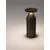 Stalp mic LED Nova Luce Neve, 11W, 3000K, H300, negru nisipiu, IP65, 9030718