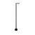 Stalp mediu LED Nova Luce Pipe, 5W, 3000K, 15x110x955mm, negru nisipiu, IP65, 9060261