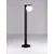 Stalp mediu LED Nova Luce Oracle, 8W, 3000K, 120x210x898mm, negru nisipiu, IP65, 9060245