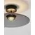 Lustra LED Nova Luce Polifemo, 12W, 3000K, fumuriu, negru