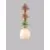 Pendul Nova Luce Clio, 1xE14, H 2.15 ml, multicolor 2