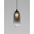 Pendul LED Nova Luce Kita, 6W, 3000K, D70, fumuriu-negru, dimabil, Triac