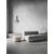 Pendul LED Nova Luce Nostos, 6W, 3000K, alb-albastru-auriu, 9009101