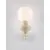 Aplica Nova Luce Clio, 1xE14, alb, galben