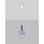Pendul LED Nova Luce Nostos, 6W, 3000K, alb-albastru-auriu, 9009101
