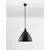 Pendul Nova Luce Syntopia, 1xE27 max. 12W, D46 cm, Hmax 170 cm, negru