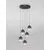 Pendul LED Nova Luce Kita, 28W, 3000K, fumuriu-negru, dimabil, Triac