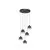 Pendul LED Nova Luce Kita, 28W, 3000K, fumuriu-negru, dimabil, Triac