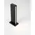 Stalp mic LED Nova Luce Sasso, 9W, 3000K, 150x95x400mm, negru nisipiu, IP54, 9030854