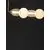 Pendul LED Nova Luce Movil, 42W, 3000K, alb-auriu patinat, dimabil, Triac