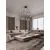 Pendul LED Nova Luce Aelia, 36W, 3000K, fumuriu-negru, dimabil, Triac