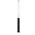 Stalp mediu LED Nova Luce Tube, 27W, 3000K, H1200, negru nisipiu, IP54, 9030806