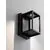 Aplica LED Nova Luce Prive, 14W, 3000K, negru nisipiu, IP65