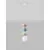 Pendul Nova Luce Clio, 1xE14, H 2.15 ml, multicolor 1