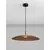 Pendul LED Nova Luce Polifemo, 17W, 3000K, fumuriu-negru 