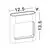 Aplica LED Nova Luce Tall, 9W, 3000K, negru nisipiu, IP65