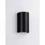 Aplica Nova Luce York, 2xGU10, 110x85x195mm, negru nisipiu, IP65