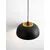 Pendul Nova Luce Sqube, 1xE27, auriu-negru