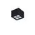 Plafoniera LED Nova Luce Simply, 8W, 3000K, negru nisipiu, IP54